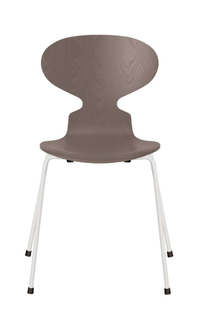 Fritz Hansen - Ant Stuhl - deep clay  - gefärbte Esche - Chrom Gestell - indoor