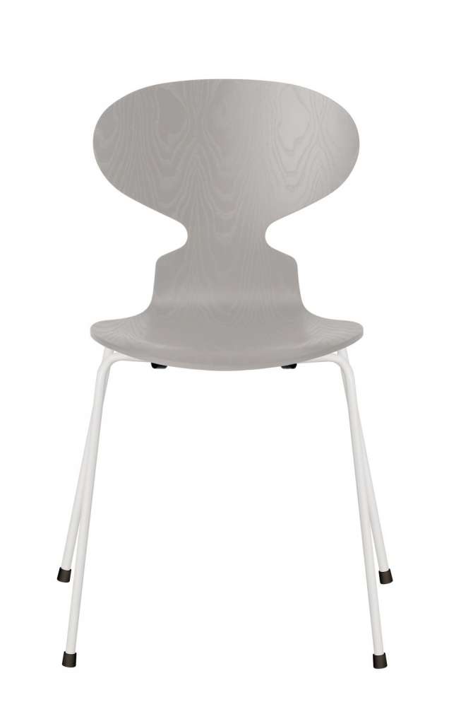Fritz Hansen - Ant Stuhl - nine grey - gefärbte Esche - Chrom Gestell - indoor