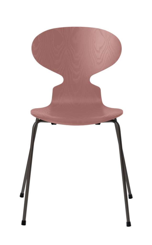 Fritz Hansen - Ant Stuhl - wild rose - gefärbte Esche - Chrom Gestell - indoor