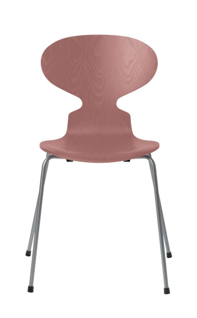 Fritz Hansen - Ant Stuhl - wild rose - gefärbte Esche - Chrom Gestell - indoor