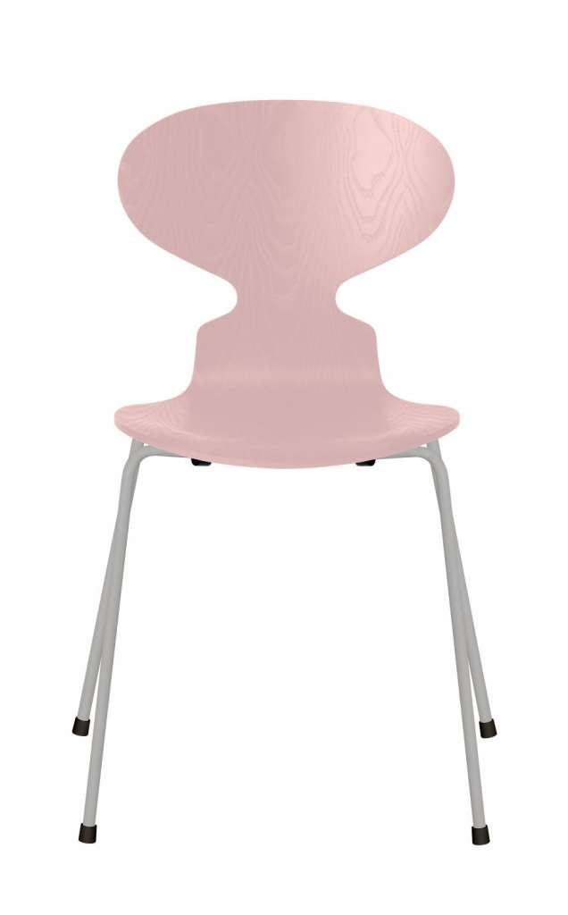 Fritz Hansen - Ant Stuhl - pale rose - gefärbte Esche - Gestell nine grey - indoor