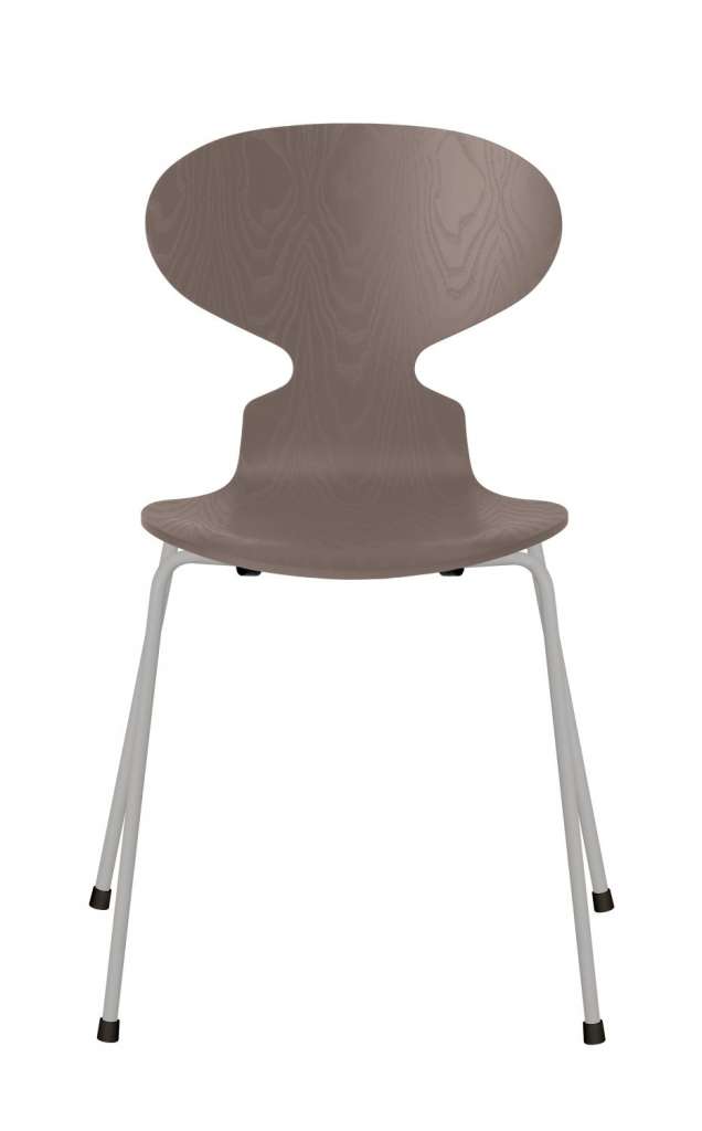 Fritz Hansen - Ant Stuhl - deep clay  - gefärbte Esche - Chrom Gestell - indoor
