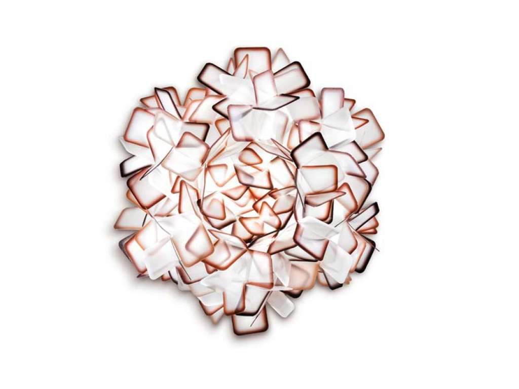 SLAMP - Clizia Wand-/Deckenleuchte - orange - M - indoor