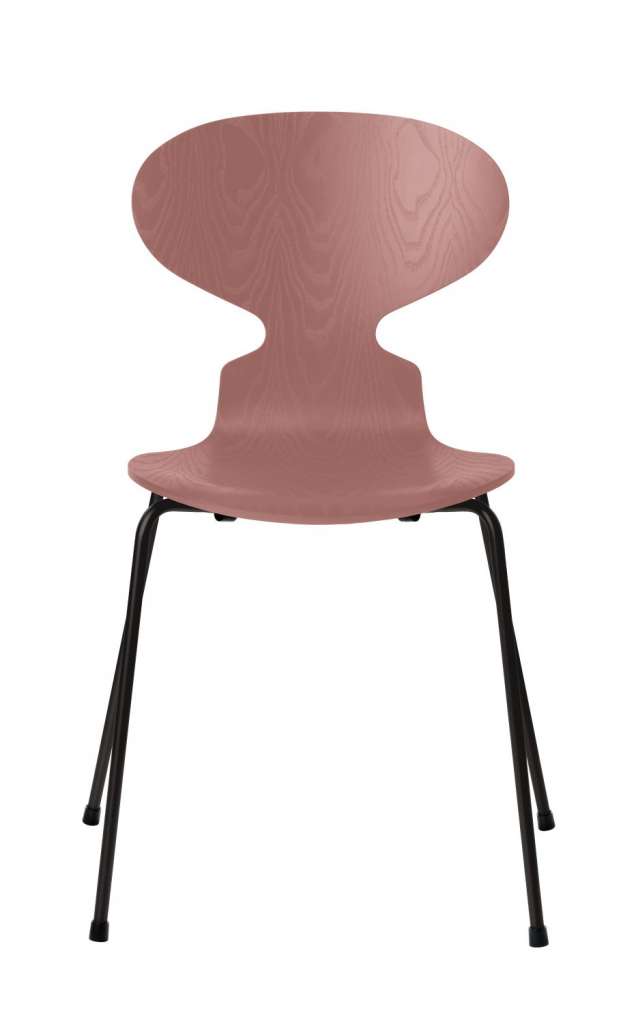 Fritz Hansen - Ant Stuhl - wild rose - gefärbte Esche - Chrom Gestell - indoor