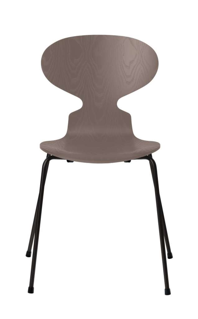 Fritz Hansen - Ant Stuhl - deep clay  - gefärbte Esche - Chrom Gestell - indoor