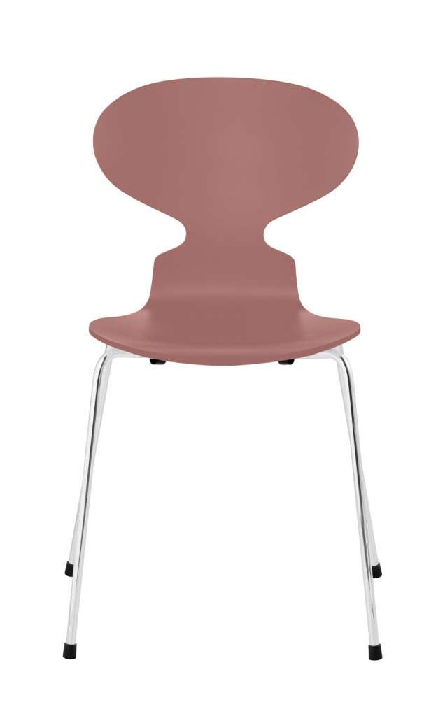 Fritz Hansen - Ant Stuhl - wild rose - gefärbte Esche - Chrom Gestell - indoor