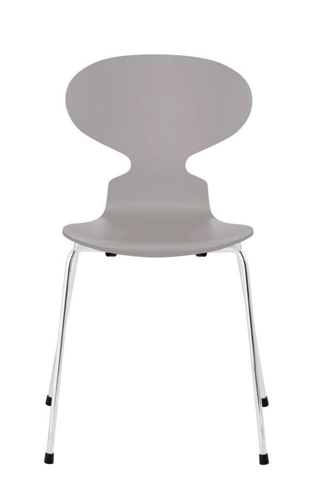 Fritz Hansen - Ant Stuhl - nine grey - gefärbte Esche - Chrom Gestell - indoor