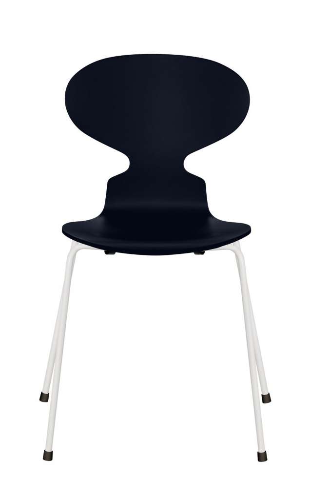 Fritz Hansen - Ant Stuhl - midnight blue - gefärbte Esche - Chrom Gestell - indoor