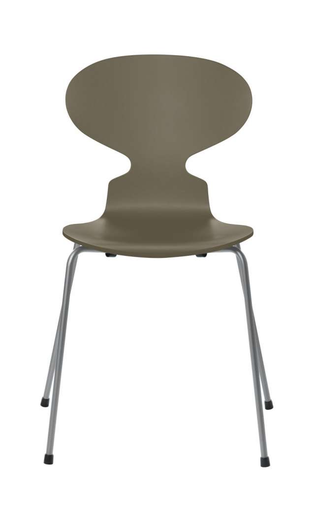 Fritz Hansen - Ant Stuhl - evergreen - gefärbte Esche - Chrom Gestell - indoor