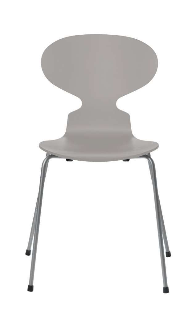 Fritz Hansen - Ant Stuhl - nine grey - gefärbte Esche - Chrom Gestell - indoor