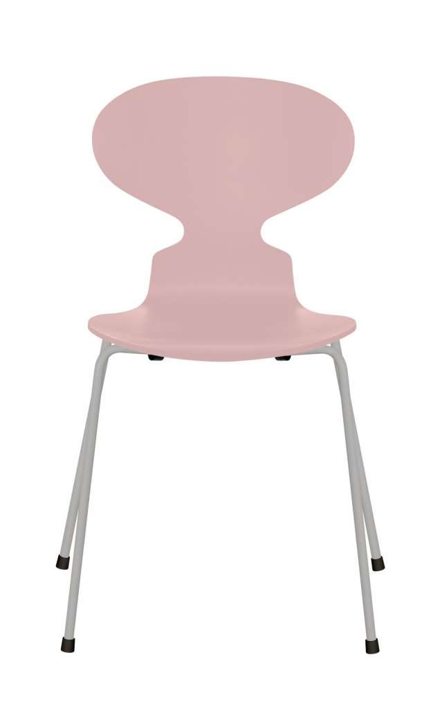 Fritz Hansen - Ant Stuhl - pale rose - lackiert - Gestell nine grey - indoor