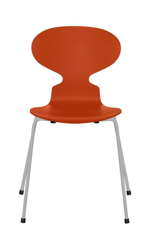 Fritz Hansen - Ant Stuhl - paradise orange - gefärbte Esche - Chrom Gestell - indoor