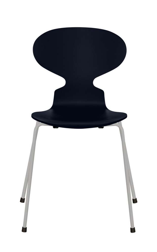 Fritz Hansen - Ant Stuhl - midnight blue - gefärbte Esche - Chrom Gestell - indoor