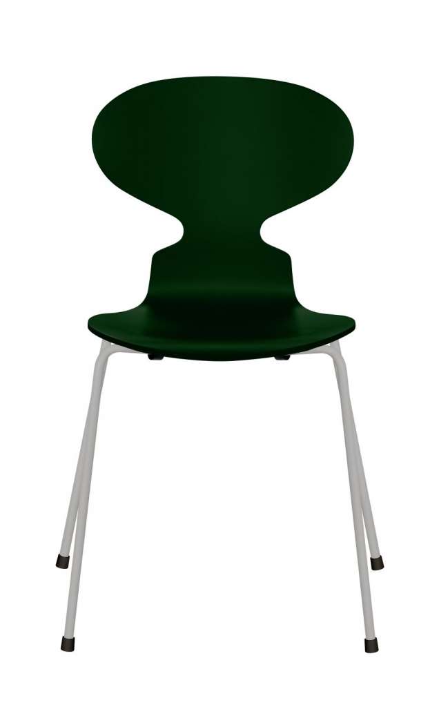 Fritz Hansen - Ant Stuhl - evergreen - gefärbte Esche - Chrom Gestell - indoor