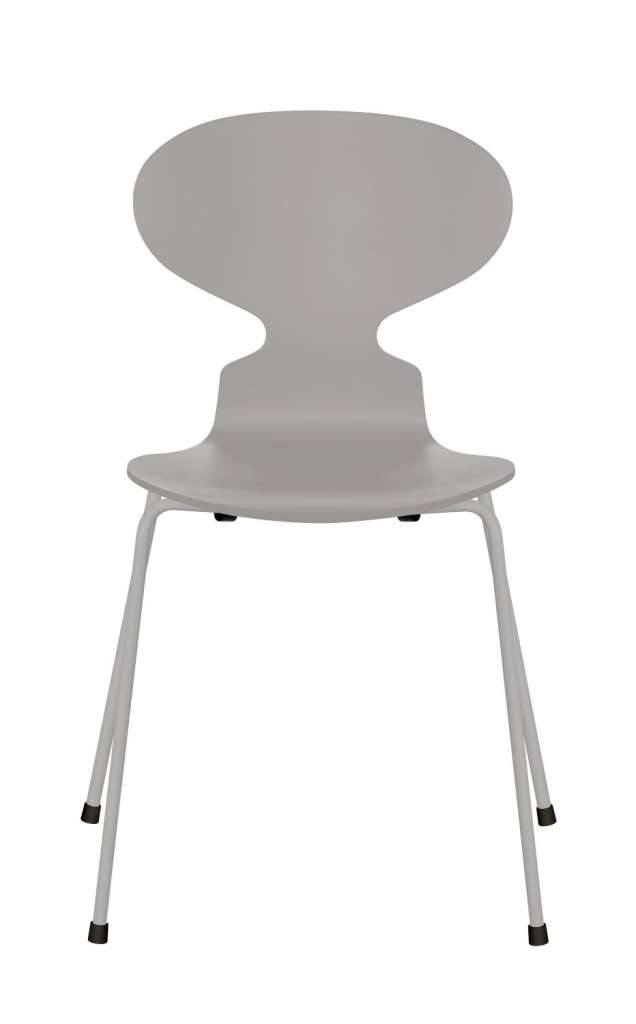 Fritz Hansen - Ant Stuhl - nine grey - gefärbte Esche - Chrom Gestell - indoor