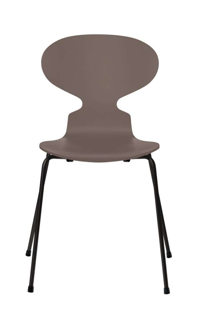 Fritz Hansen - Ant Stuhl - deep clay  - gefärbte Esche - Chrom Gestell - indoor