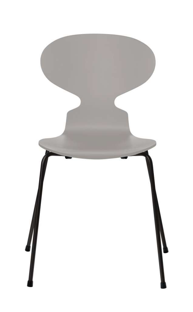Fritz Hansen - Ant Stuhl - nine grey - gefärbte Esche - Chrom Gestell - indoor