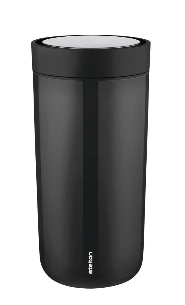 Stelton - To Go Click Thermo Trinkbecher - Edelstahl schwarz - indoor