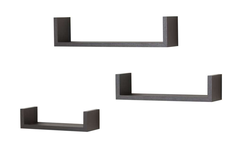 3er-Set Regale  Trio ¦ schwarz Regale > Regalsets - Höffner