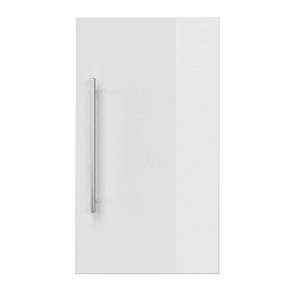 Hochglanz Hängeschrank für Badezimmer Weiß