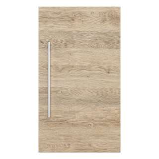 Badezimmer Hängeschrank in Eiche hell Optik 35 cm breit