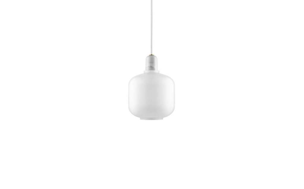 Normann Copenhagen - Amp Hängeleuchte - weiß/weiß - S - indoor