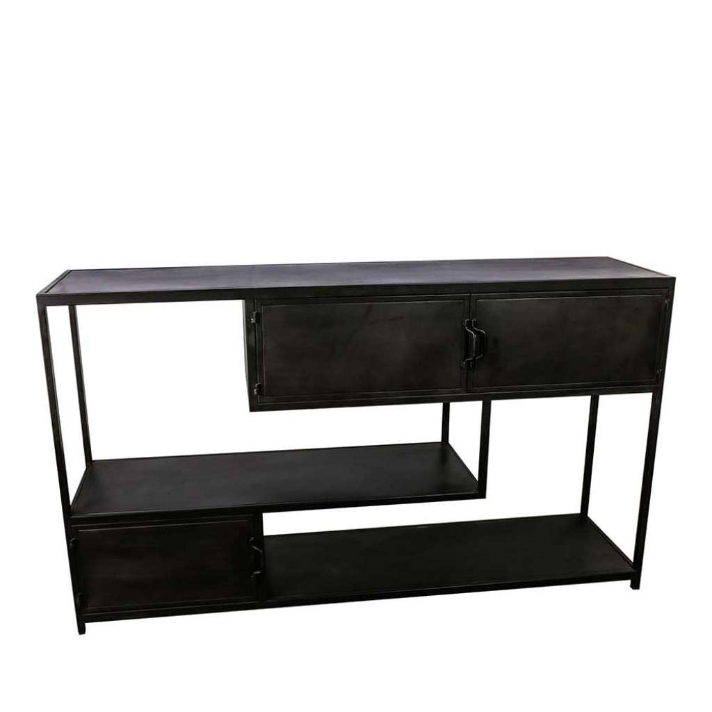 Esszimmersideboard in Schwarz Eisen