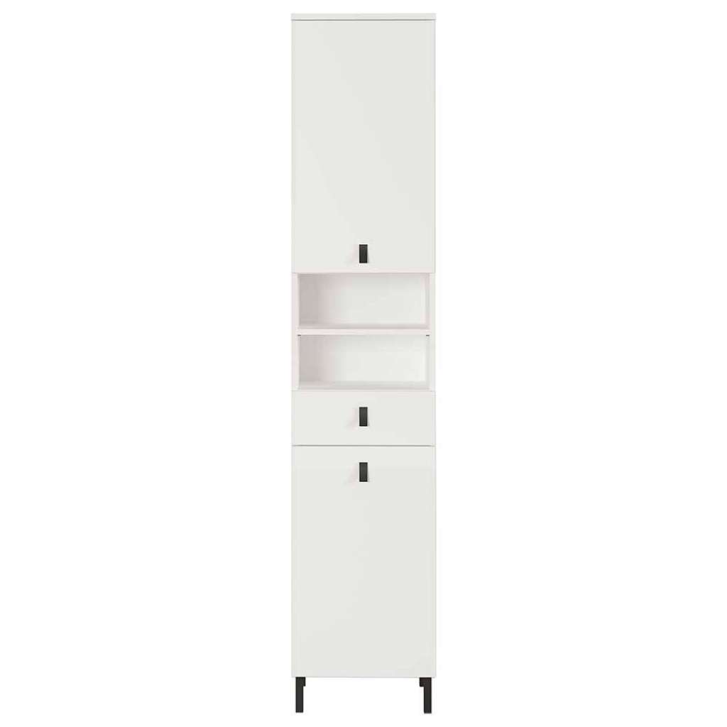 Bad Midischrank in Weiß 190 cm hoch