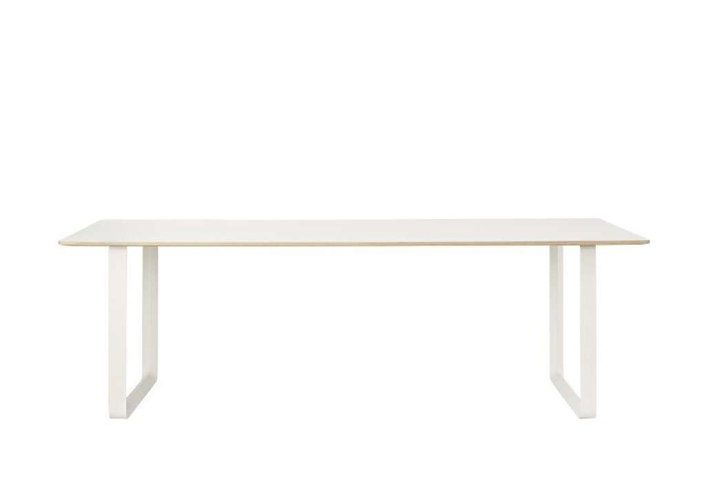 Muuto - 70/70 Tisch XL -  - Platte weiß, Gestell weiß - indoor