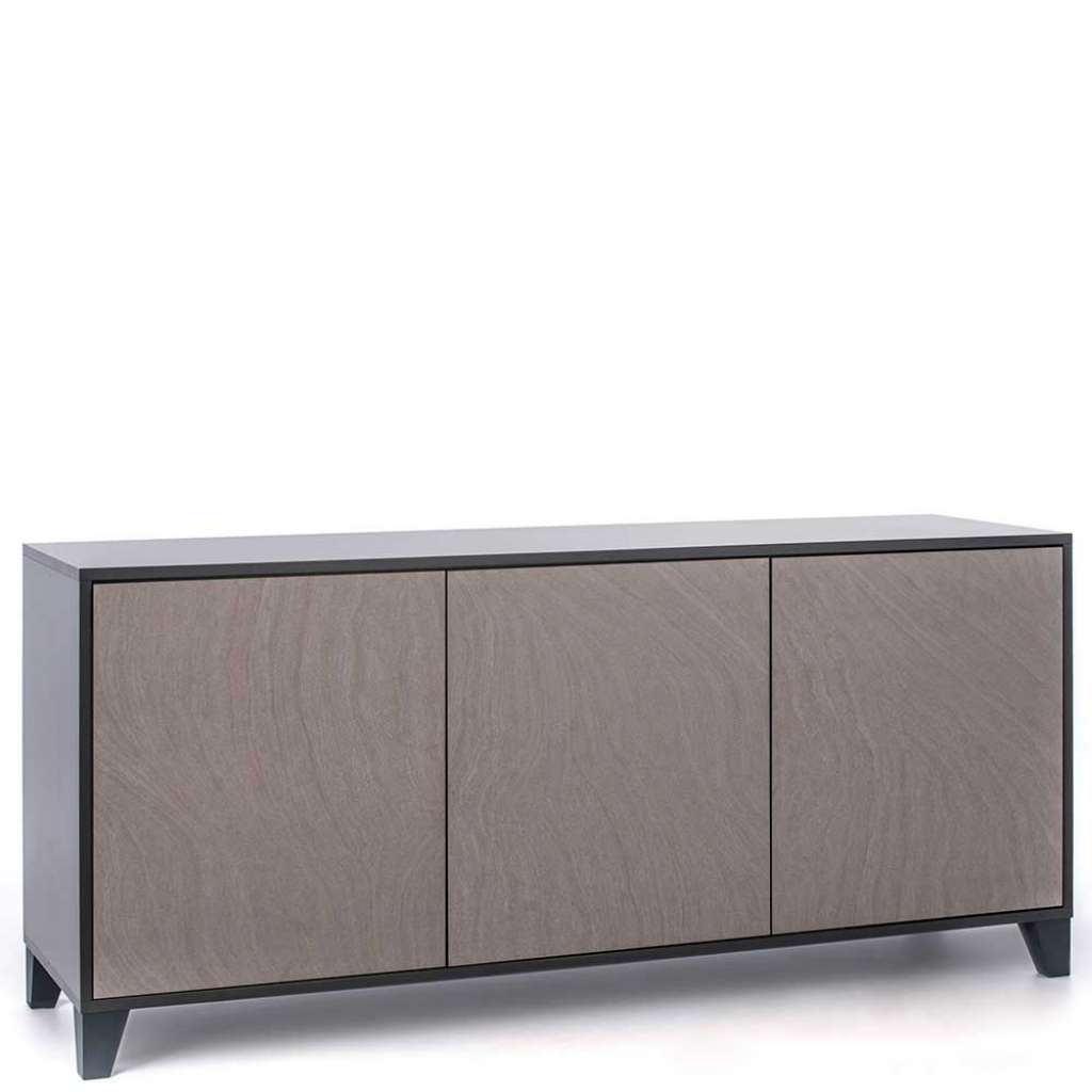 Esszimmersideboard in Hellgrau und Anthrazit 165 cm breit
