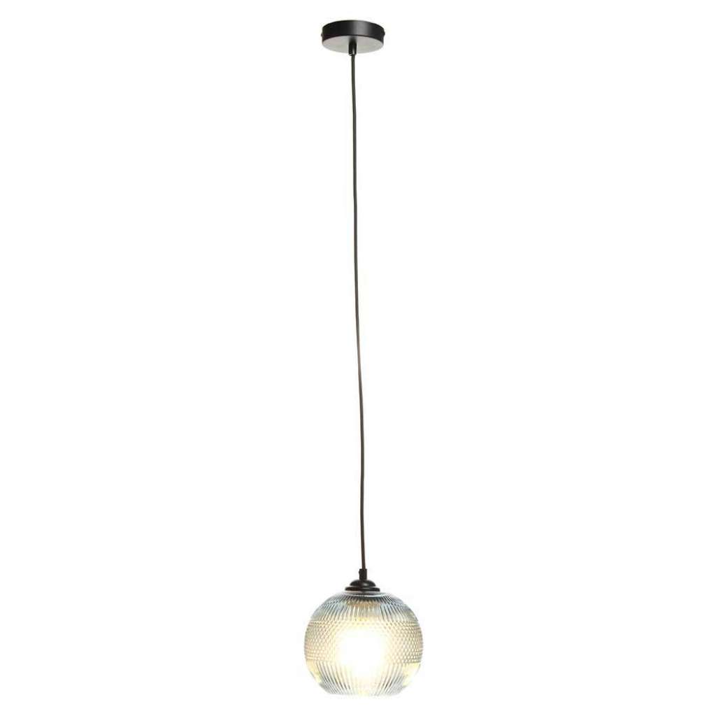 Glas Pendelleuchte in Blau modern