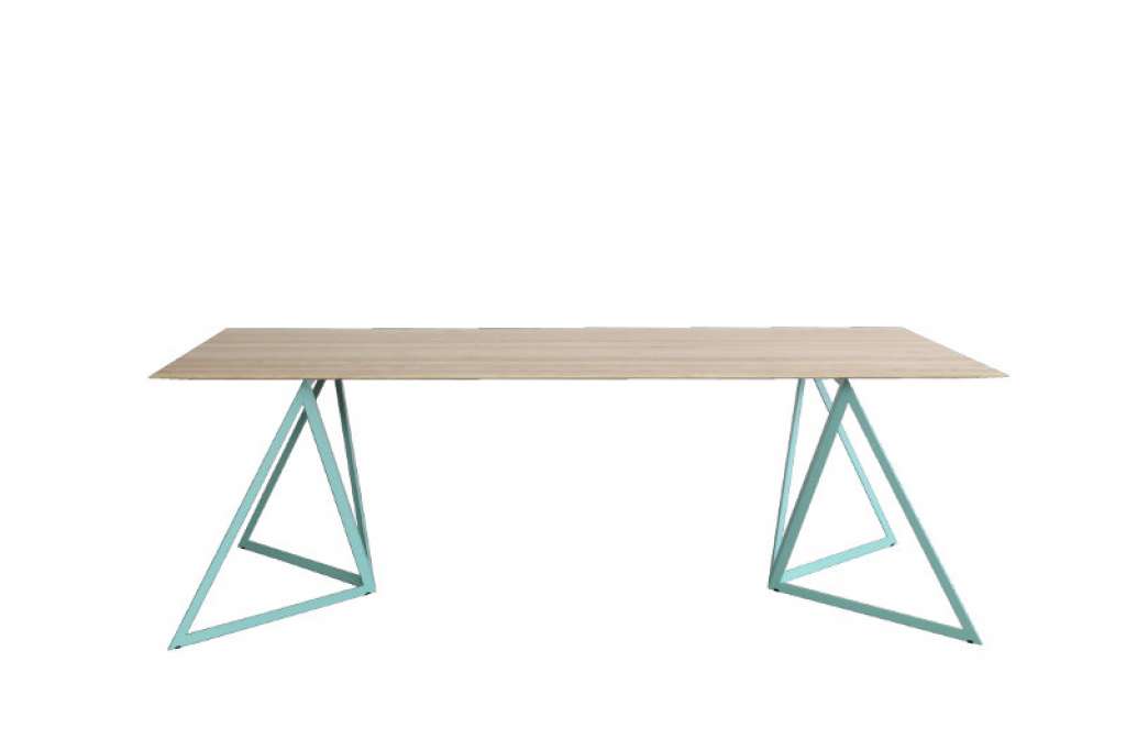 Sebastian Scherer - Steel Stand Table - Esche S - Gestell mint - indoor