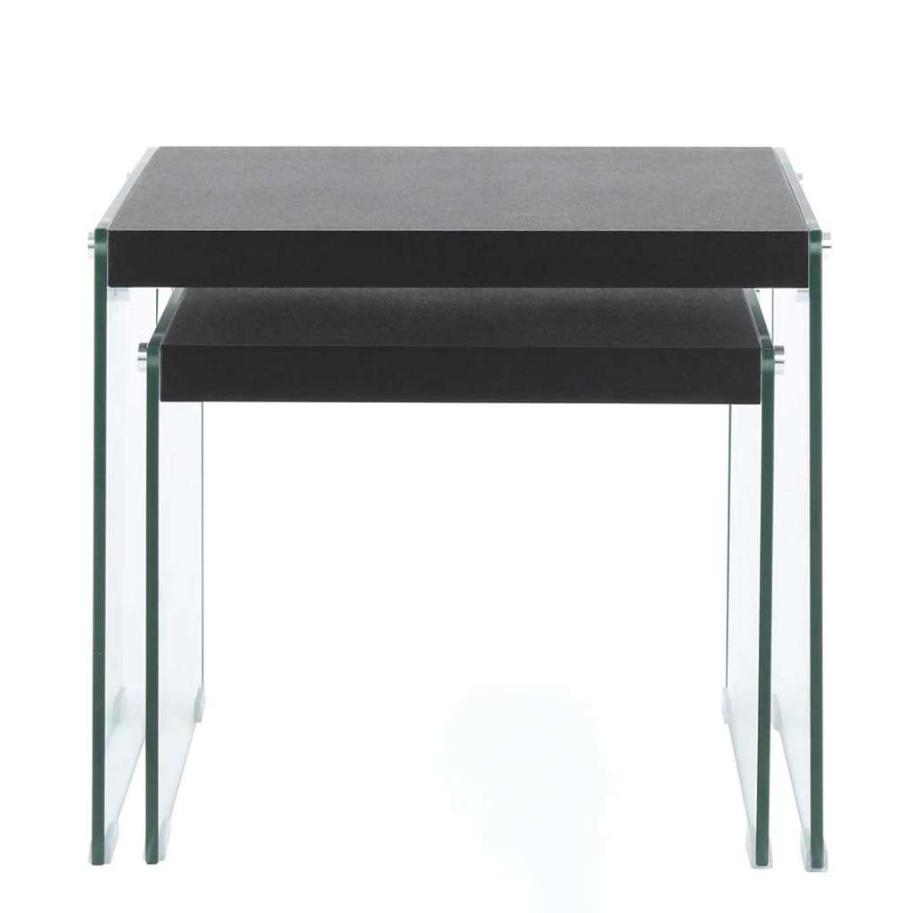 Wohnzimmertische in Schwarz modern (2-teilig)