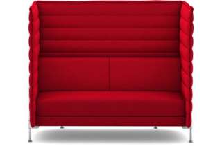 Vitra - Alcove Highback 2-Sitzer Sofa - Laser purpur - indoor
