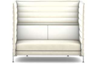 Vitra - Alcove Highback 2-Sitzer Sofa - Credo creme - indoor