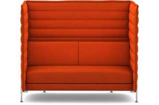 Vitra - Alcove Highback 2-Sitzer Sofa - Credo safran - indoor