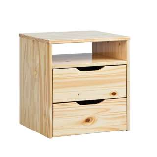 Nachtschrank aus Kiefer Massivholz Landhaus Design