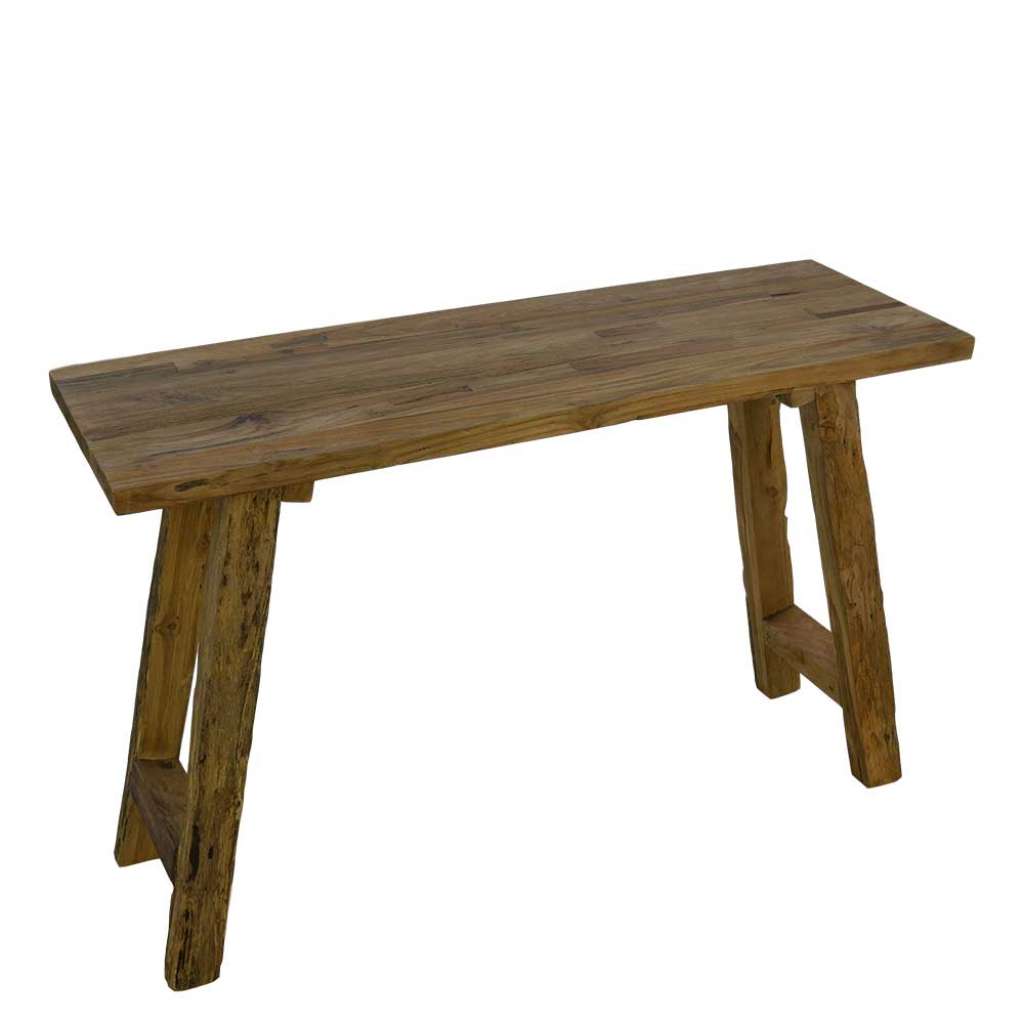 Tischkonsole aus Teak Recyclingholz 120 cm breit