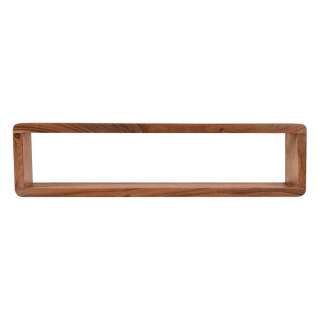 Wandregal aus Akazie Massivholz 80 cm breit