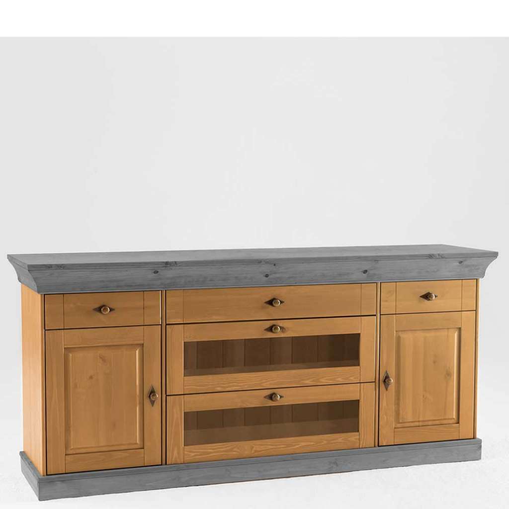 Sideboard aus Kiefer teilmassiv 85 cm hoch