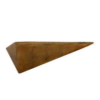 Wandboard in Altgoldfarben dreieckig