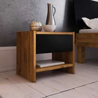 Nachtschrank aus Wildeiche teilmassiv 40 cm breit
