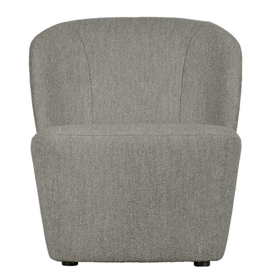 Einzelsessel in Grau Retro Design