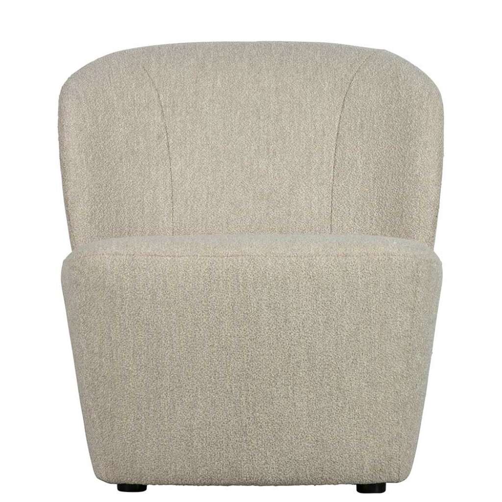 Retro Sessel in Beige 75 cm hoch