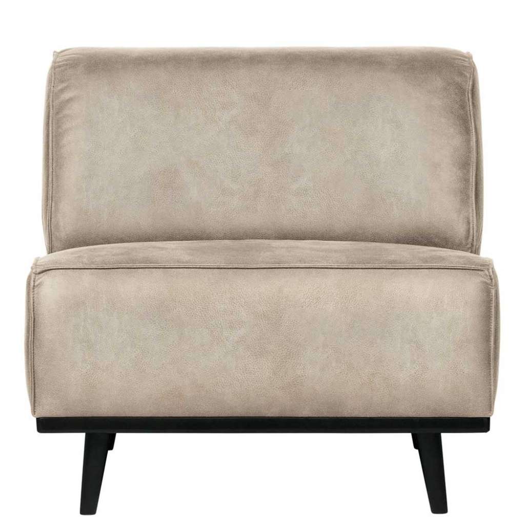 Polstersessel in Grau Kunstleder modern