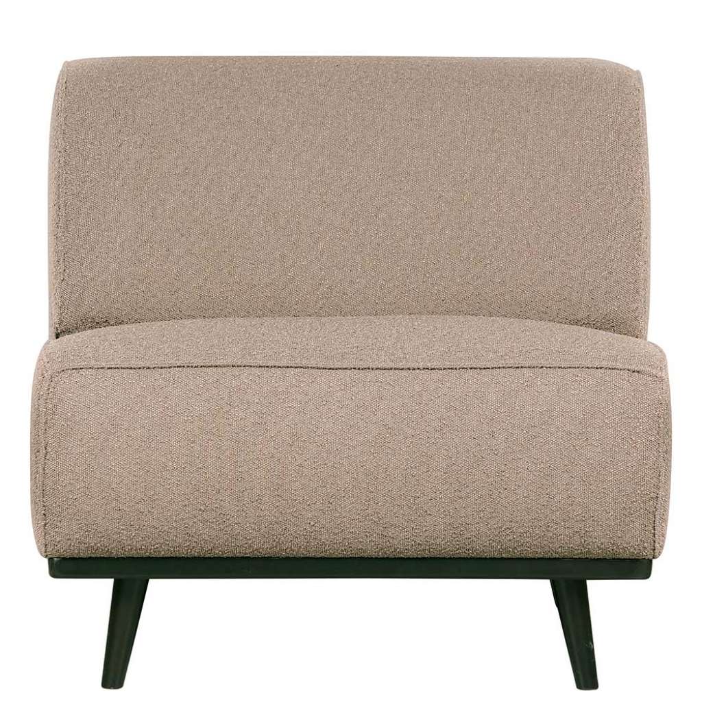 Polstersessel in Beige Stoff 45 cm Sitzhöhe