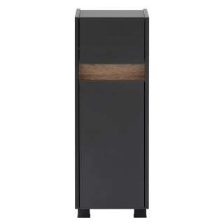 Bad Unterschrank in Anthrazit und Wildeiche Optik 85 cm hoch