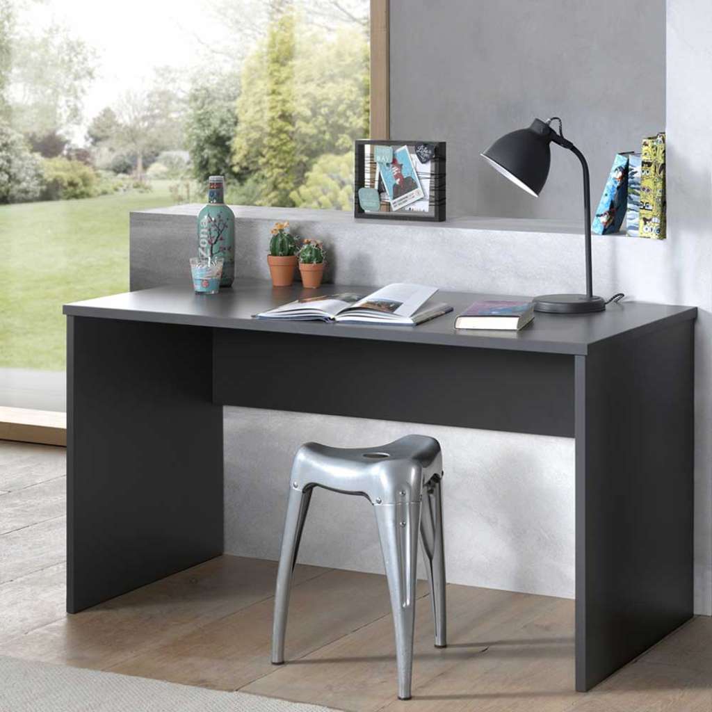 Schüler Schreibtisch in Anthrazit 150 cm breit