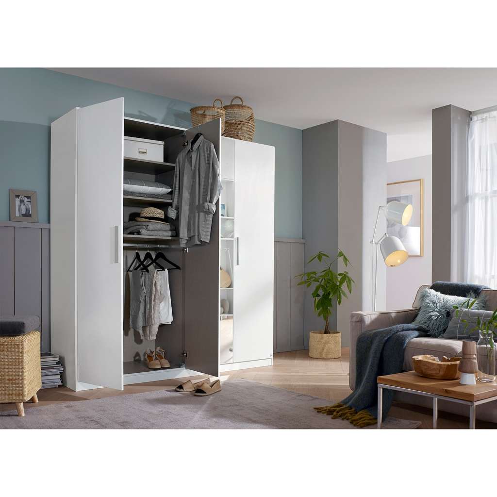 home24 Drehtürenschrank Rosario