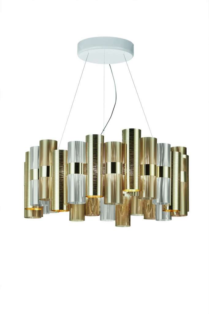 SLAMP - LaLollo Pendelleuchte - gold - L - indoor